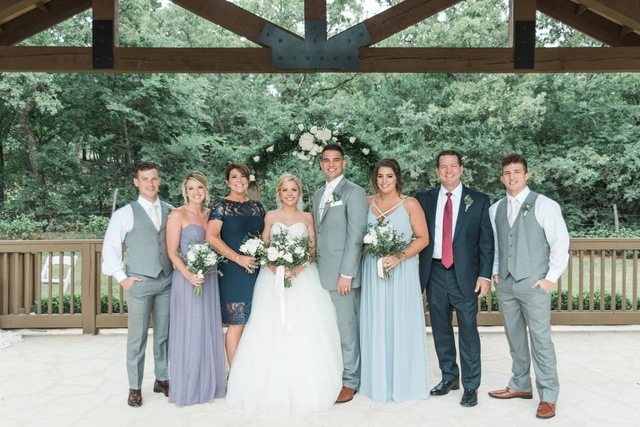 mi familia y fuimos a la boda de mi hermano en Texas
