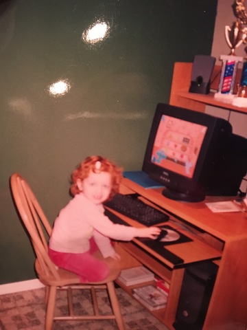 yo aprendí a usar la computadora