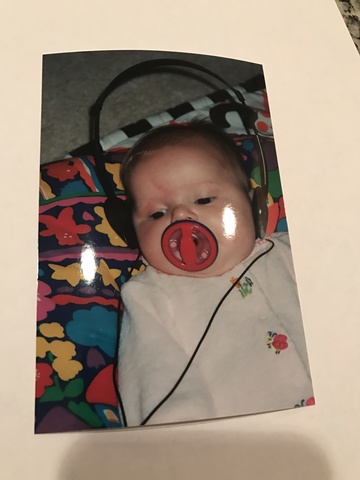 Yo escuché a la música para pasarlo bien.