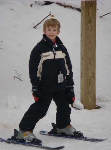 el día cuando esquié