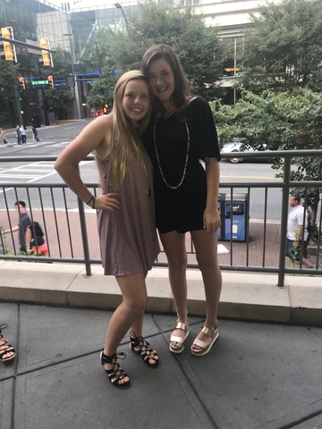 Gabby y yo fuimos al concierto de Ed Sheeran.