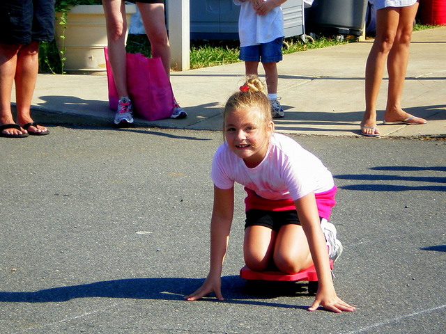 Yo gané una carrera para el día de campo elemental de Marvin