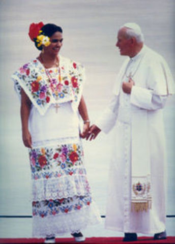 SUCESO CULTURAL - 1ra. VISITA JUAN PABLO II A MEXICO.