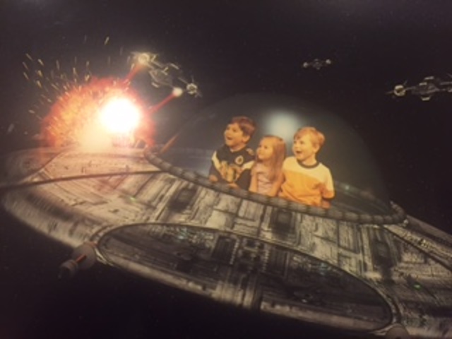 Mi familia va al Smithsonian.