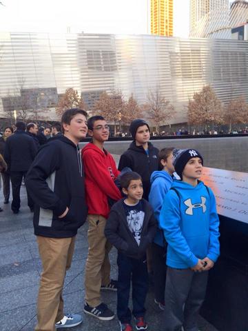 Mis primos y yo caminamos por Nueva York.