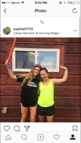 Yo fui a mi primer campamento de verano.