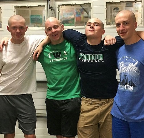 Me murdé a la Charlotte, hice tres amigos, y afeitamos nos cabezas.