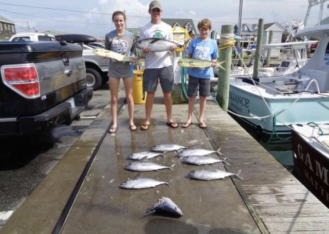 Fui en mi primero viaje de pesca.