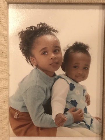 Mi hermana y yo tuvimos una sesión de fotos.