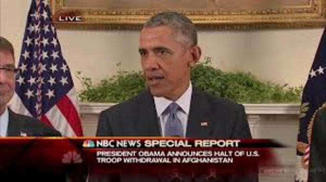 Obama on Afghanistan Withdraw