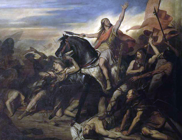 THE KING OF THE FRANKS DEFEATED THE VISIGOTHS AT VOUILLÉR