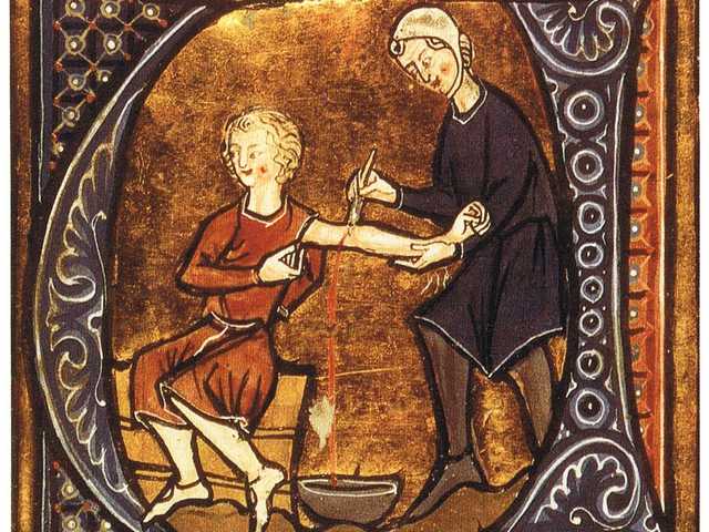 Egyptians used bloodletting to try to cure diseases.