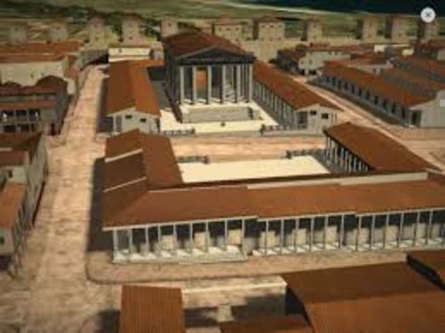 Creació del Fòrum de Barcino