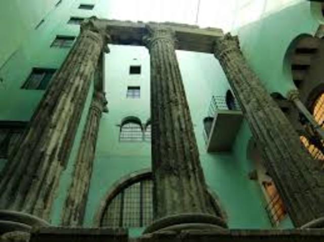 Edificació del Temple d'August