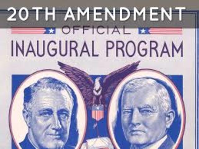 20th Amendment
