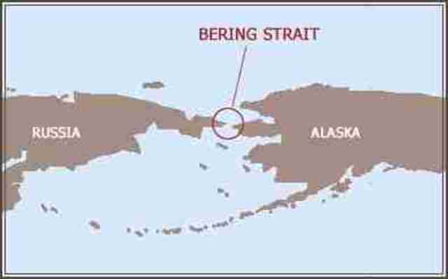 Bering land bridge