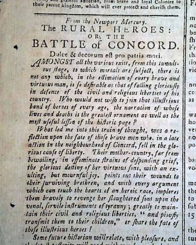 Lexington and Concord