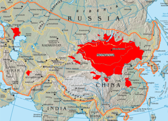 Spread of Mongols