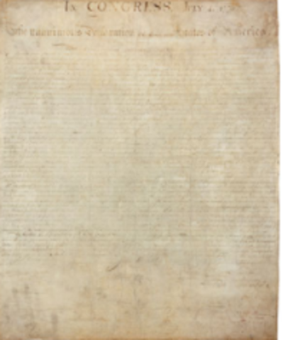 Declaration of Independence drafted