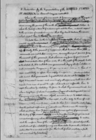 Declaration of Independence drafted