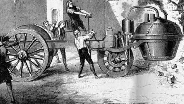 The first functional automobile was invented by William Murdoch in England based on Nicolas-Joseph Cugnot's design for a steam powered vehicle.