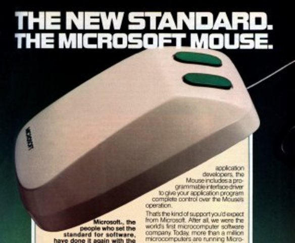 The First Microsoft Mouse