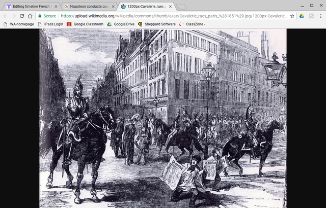 Napoleon conducts coup d'etat directory government est. consulate government