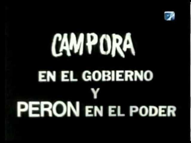 El gobierno de Campora - 25 de mayo de 1973