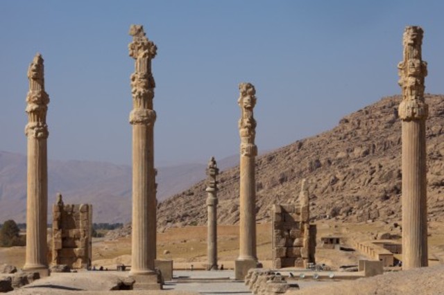 Columnas de Apadana de Persépolis (Mesopotamia)