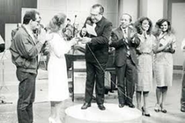 es inaugurada la televisión nacional