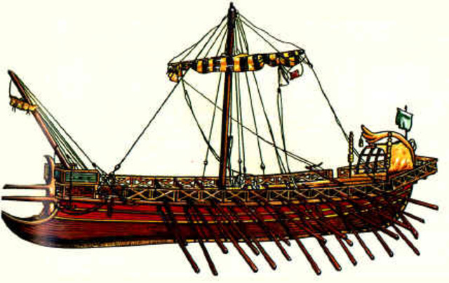 Roma allestisce una propria flotta militare.