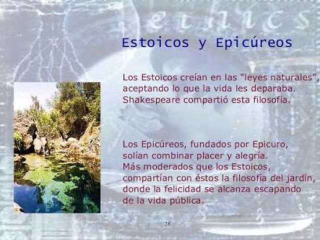 ESTOICOS Y EPICUREOS