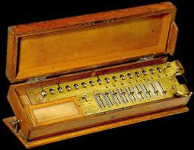 Máquina calculadora perfeccionada a partir de la Pascalina