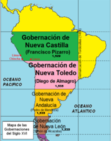 V).-  CREACIÓN DE LAS GOBERNACIONES