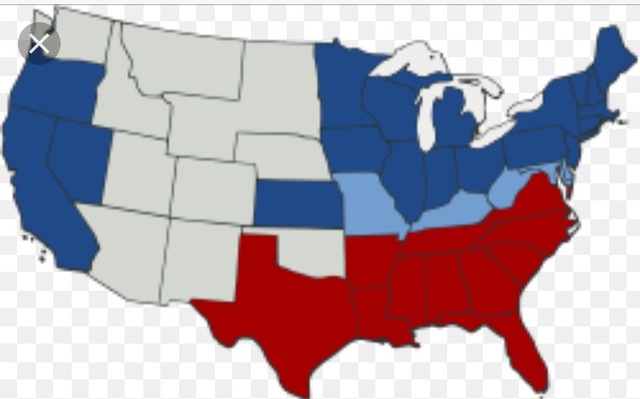 The confederate states of America