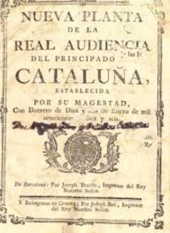Decret de Nova Planta a Catalunya