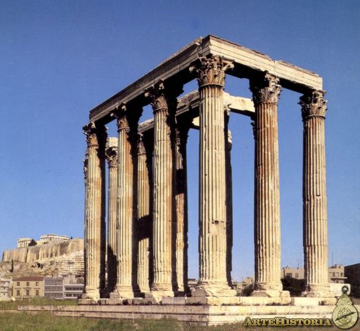 Columnas Templo Zeus Olímpico, Grecia (Orden Corintio)