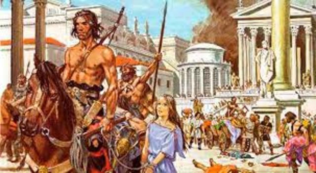 ROMA ES SAQUEADA POR EL REY BÁRBARO ALARICO