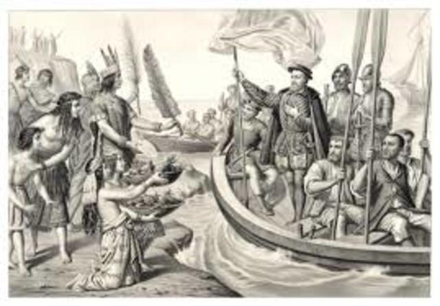 hernan cortez llega a mexico