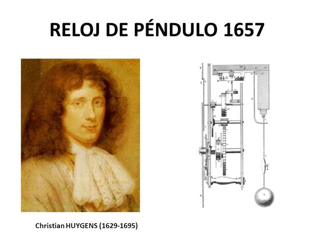 Christian Huygens y en Reloj de Péndulo
