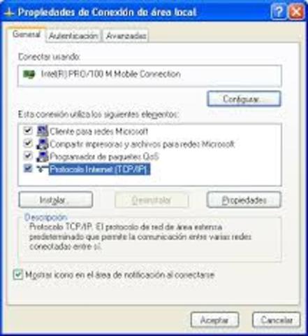 Se desarrolla el protocolo Intel TCP/IP