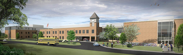 The new hunking gets constructed