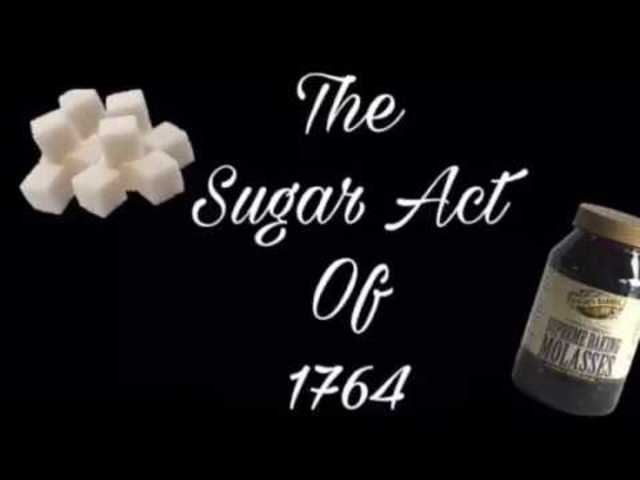The Sugar Act