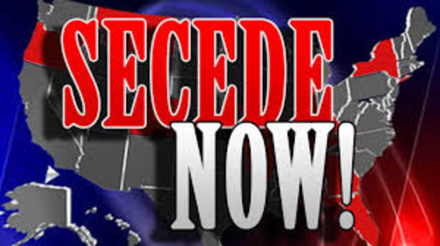 Virginia secedes from the Union, followed within five weeks by Arkansas, Tennessee, and North Carolina, forming an eleven state Confederacy with a population of 9 million, including nearly 4 million slaves.
