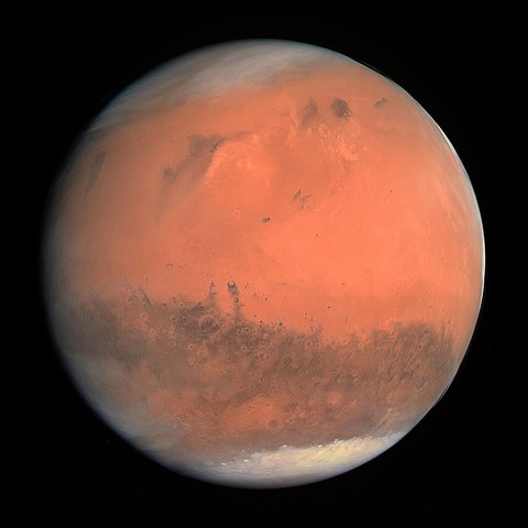 First Flyby and Sighting of Mars