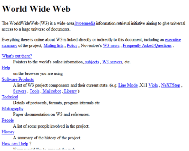 Primer buscador basado en textos.
