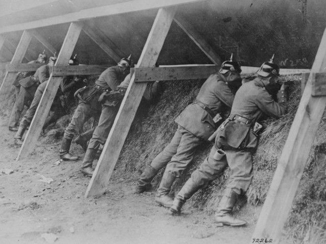 Trincheiras - Primeira fase da guerra