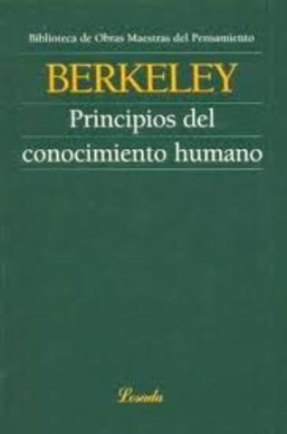 Publicación del Libro The principles of human knowledge ("Los principios del conocimiento humano") de George Berkeley