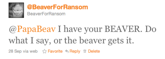 Established @BeaverForRansom Twitter Account