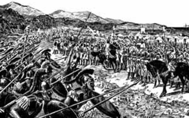 Major Battles between Persians and the Greeks